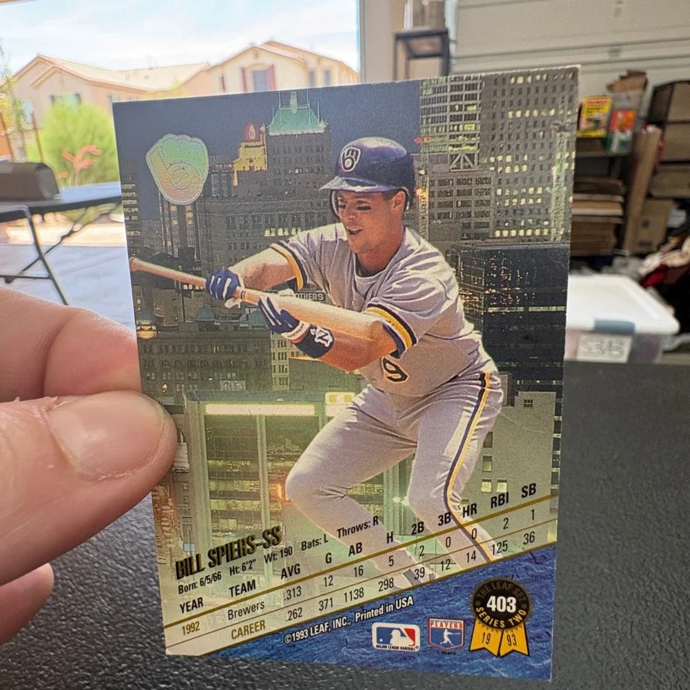 1993 Leaf Series 2 Baseball Card Lot 5ct John Orton Bill Spiers Bill Krueger